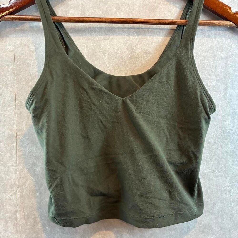Lululemon Women's Green and Khaki Vest